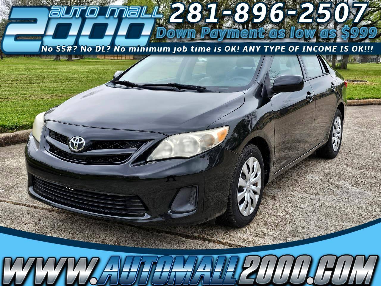 2012 Toyota Corolla S — Sedan — 106,881 mi — Houston, TX