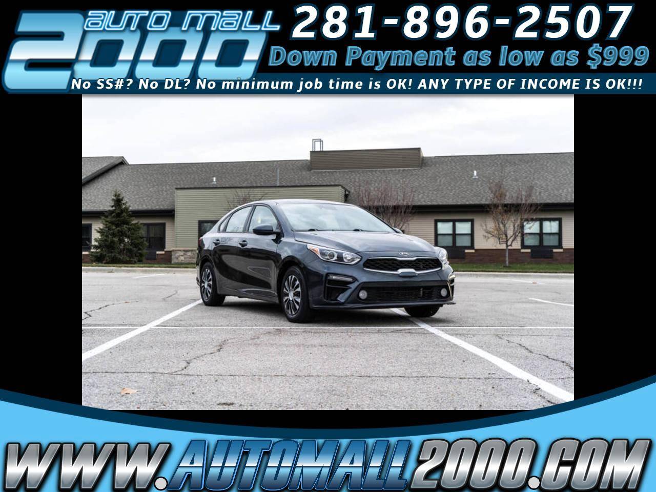 2020 Kia Forte FE — Sedan — 106,236 mi — Houston, TX