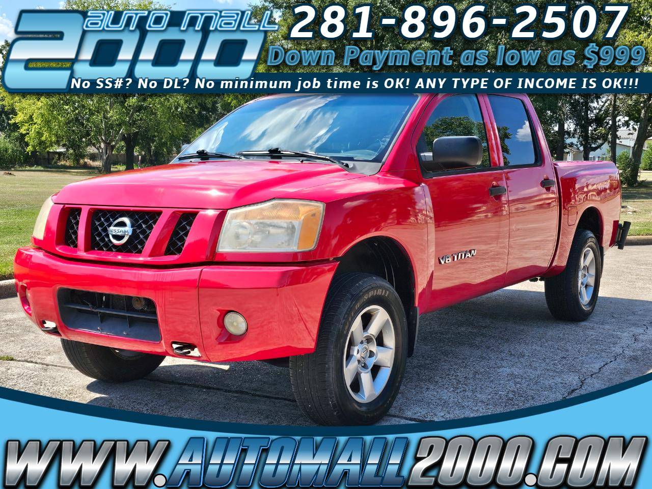 2008 Nissan Titan LE — Pickup Truck — 169,841 mi — Houston, TX