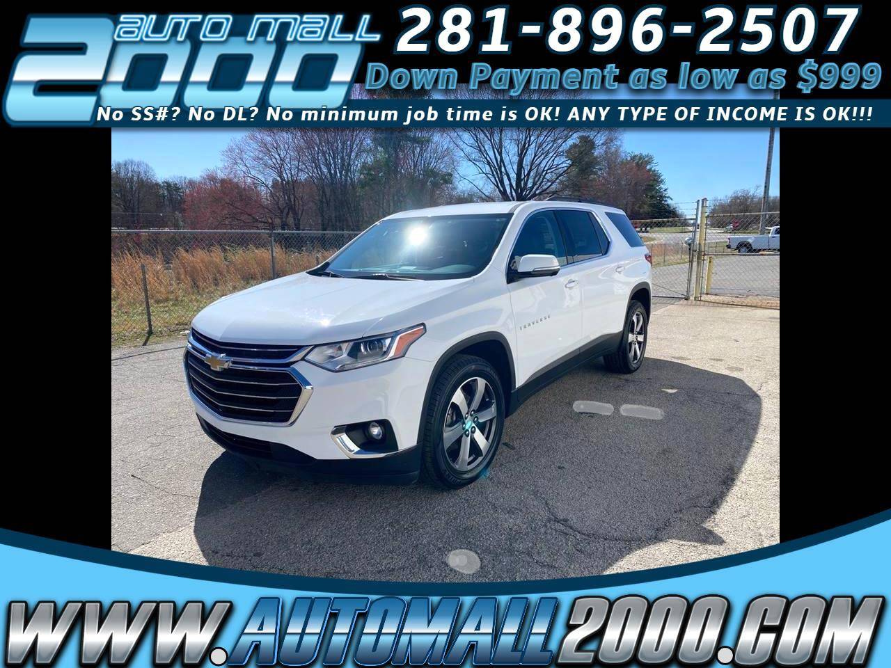 2020 Chevrolet Traverse LT Leather — SUV — 138,070 mi — Houston, TX