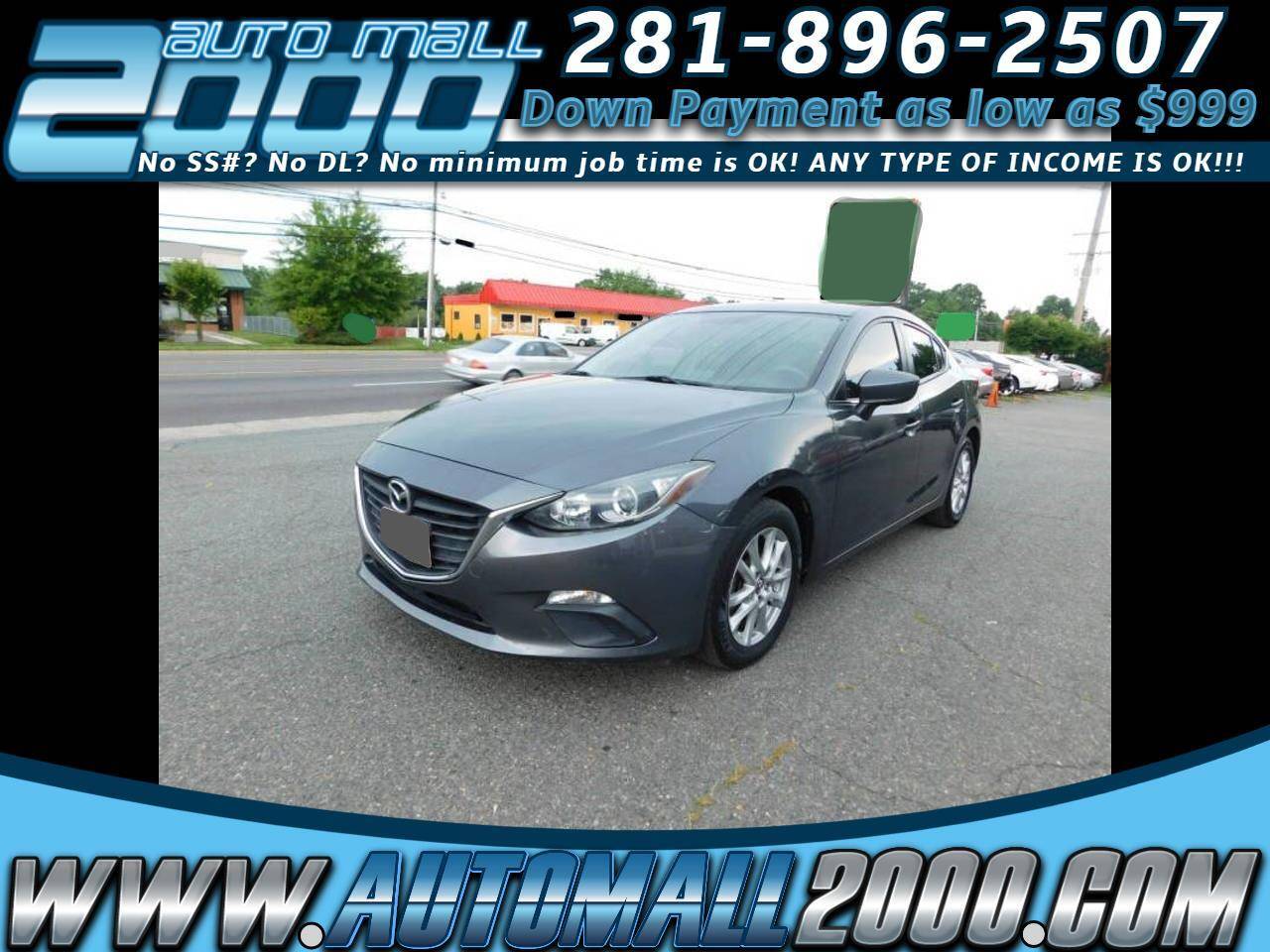 2016 Mazda Mazda3 i Sport — Sedan — 62,988 mi — Houston, TX