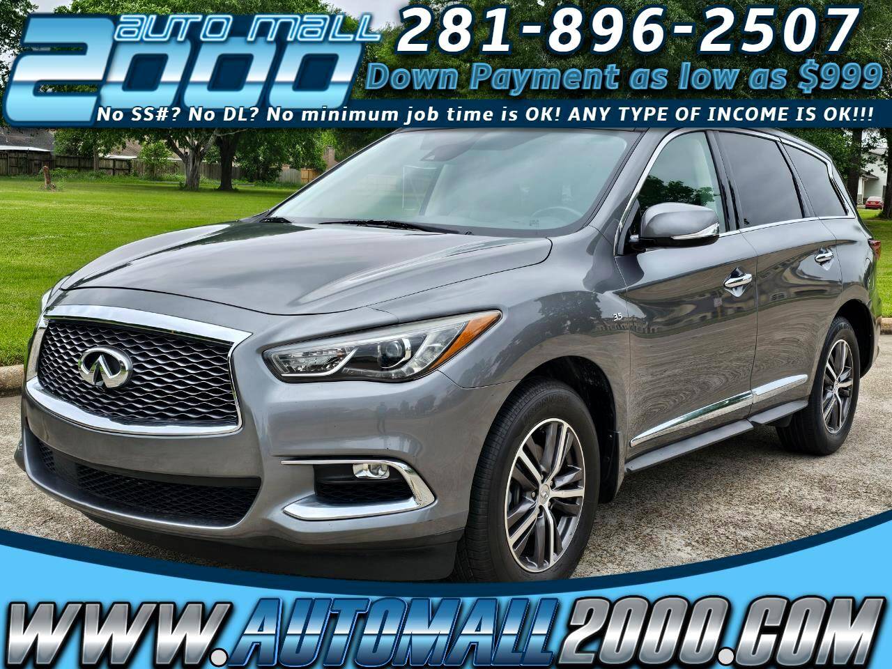 2019 INFINITI QX60 PURE — SUV — 92,095 mi — Houston, TX