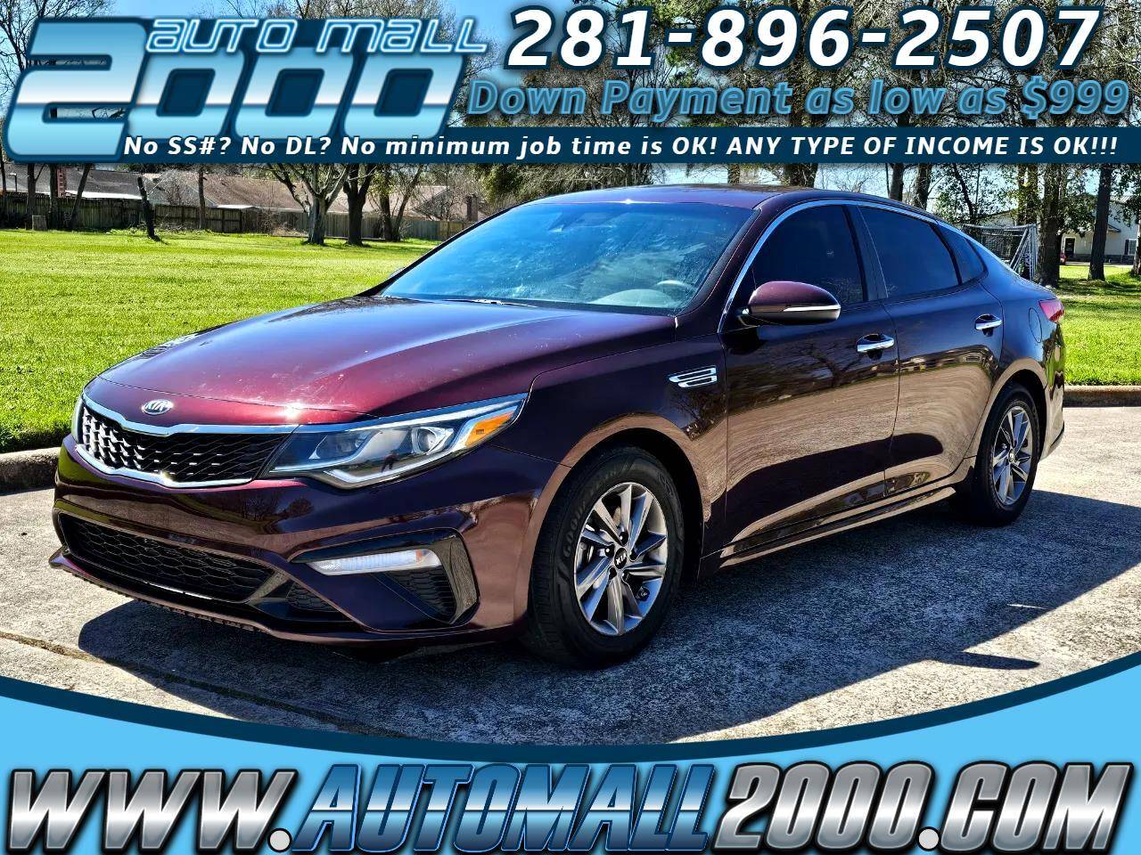 2020 Kia Optima LX — Sedan — 115,015 mi — Houston, TX