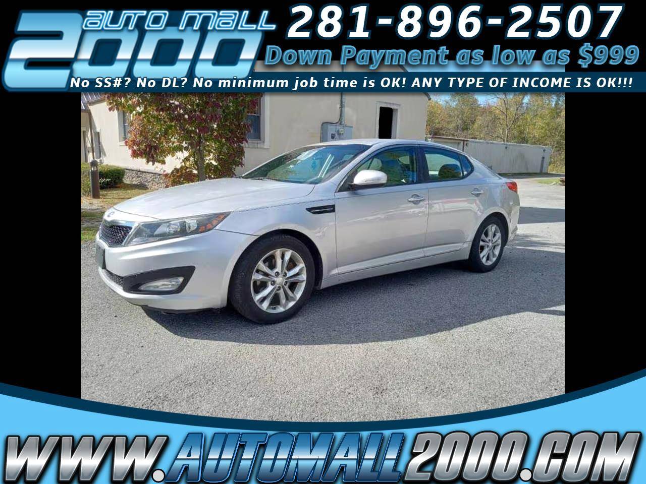 2013 Kia Optima LX — Sedan — 121,502 mi — Houston, TX