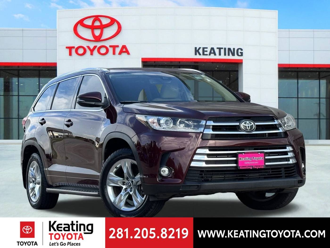 2019 Toyota Highlander Limited — SUV — 55,465 mi — Manvel, TX