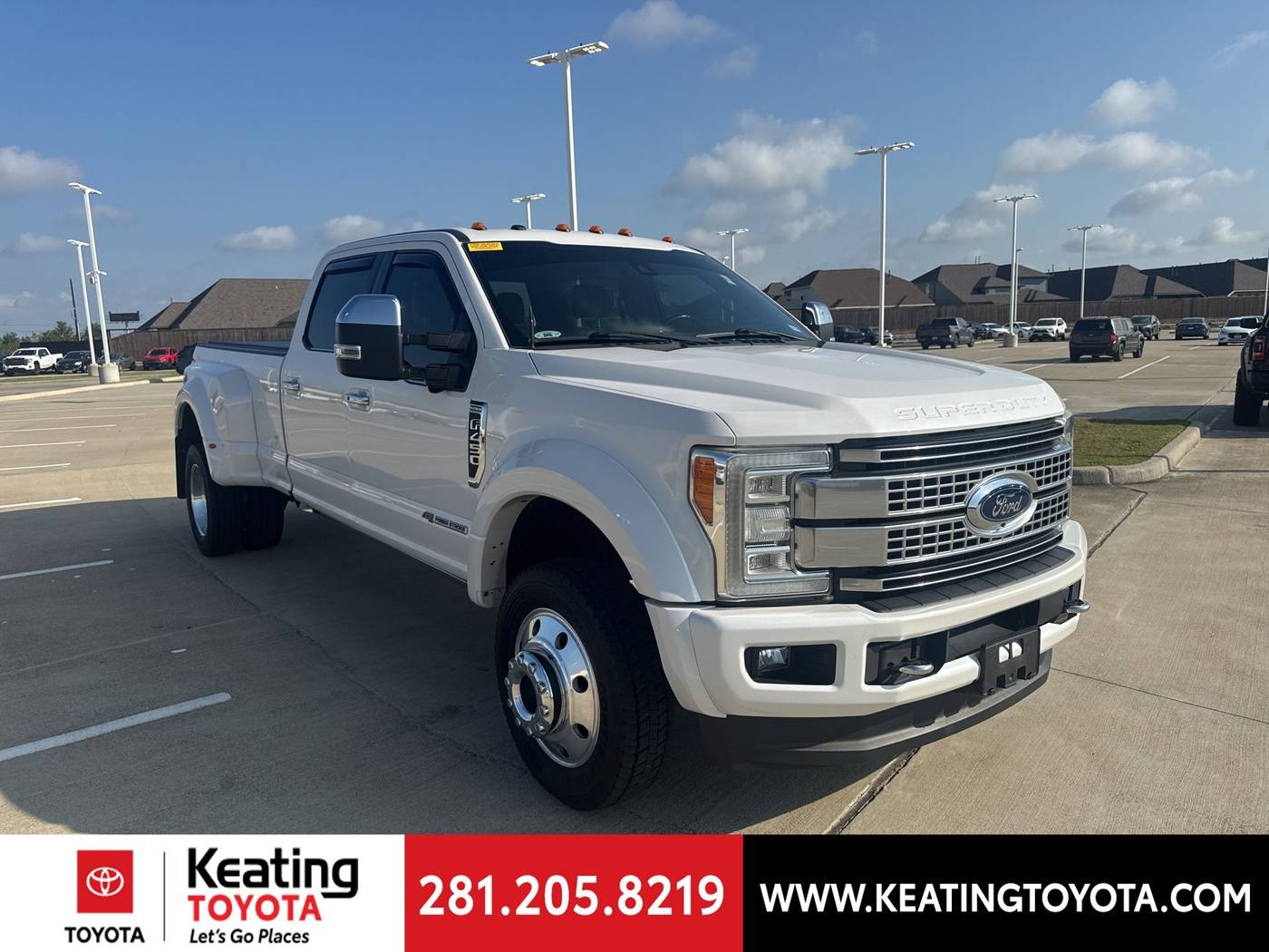 2017 Ford Super Duty F-450 Platinum — Pickup Truck — 64,218 mi — Manvel, TX