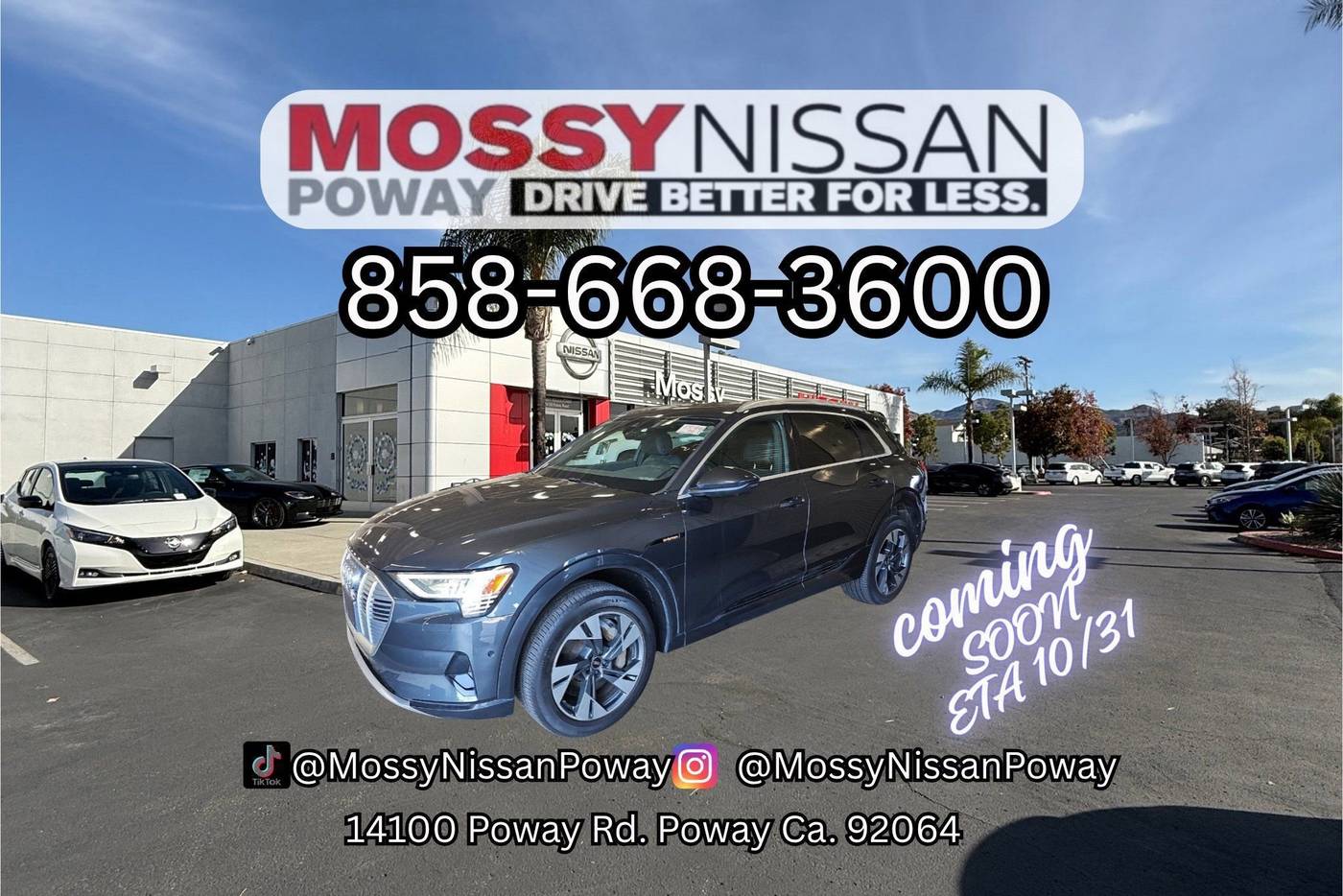 2022 Audi e-tron Premium Plus — SUV — 53,688 mi — Poway, CA