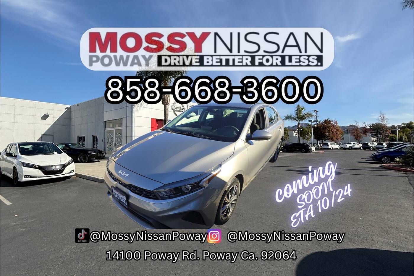 2022 Kia Forte LXS — Sedan — 23,405 mi — Poway, CA