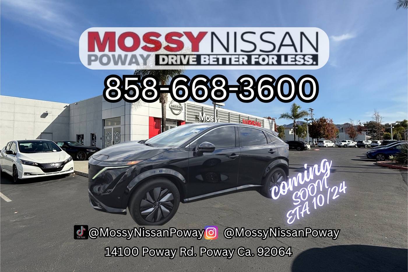 2023 Nissan Ariya Empower+ — SUV — 15,722 mi — Poway, CA