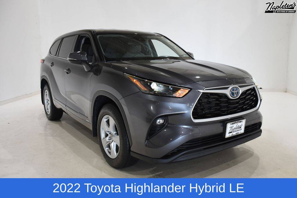 2022 Toyota Highlander Hybrid LE — SUV — 67,311 mi — Urbana, IL