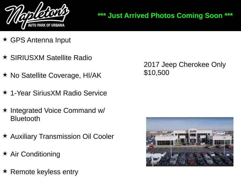 2017 Jeep Cherokee Latitude — SUV — 125,522 mi — Urbana, IL