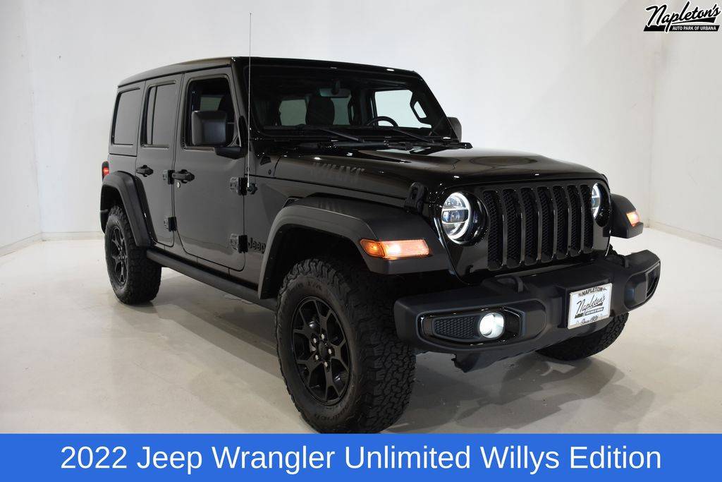 2022 Jeep Wrangler Willys — SUV — 44,410 mi — Urbana, IL