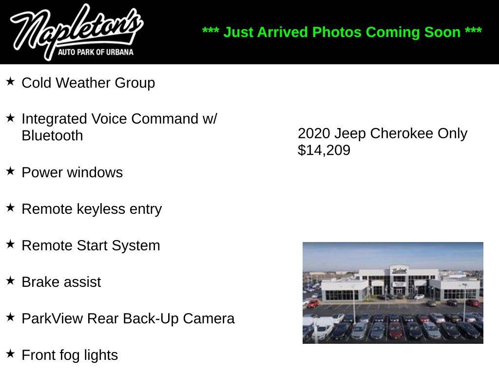 2020 Jeep Cherokee Altitude — SUV — 154,140 mi — Urbana, IL