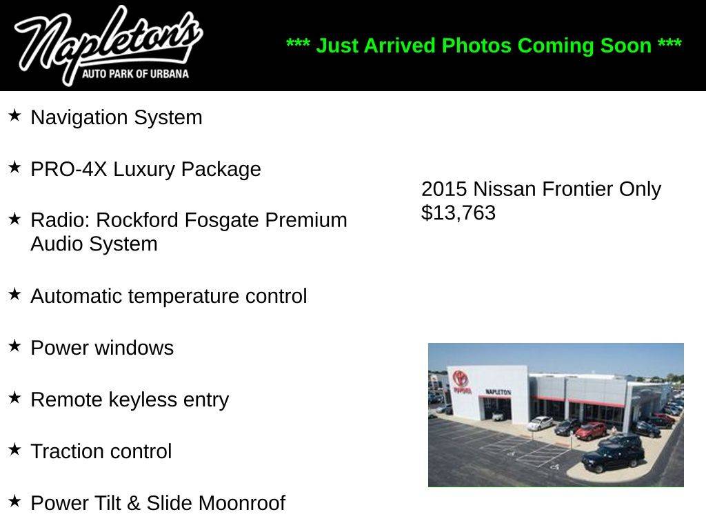 2015 Nissan Frontier PRO-4X — Pickup Truck — 146,172 mi — Urbana, IL