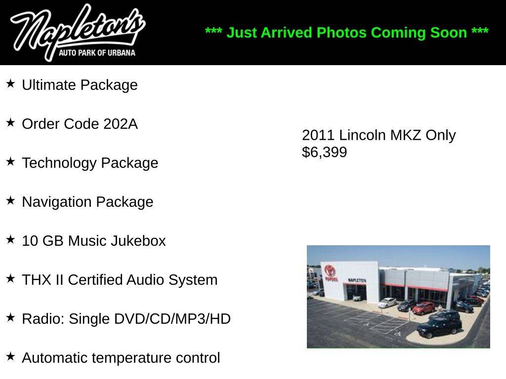 2011 Lincoln MKZ Hybrid — Sedan — 106,002 mi — Urbana, IL