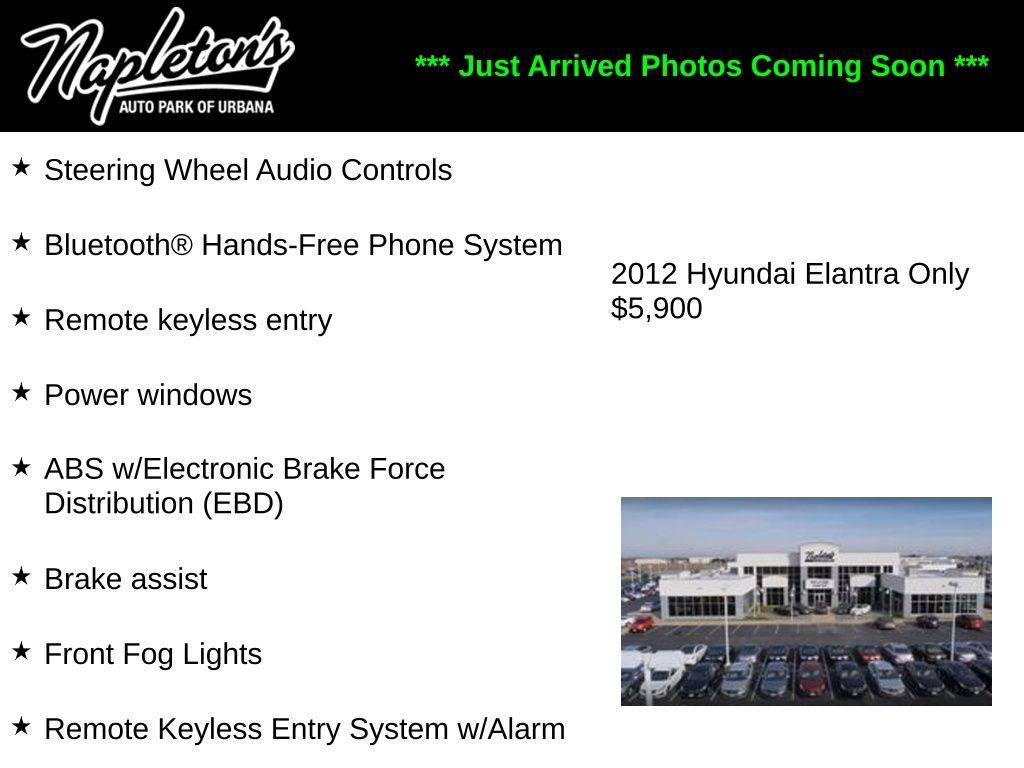 2012 Hyundai Elantra GLS — Sedan — 125,115 mi — Urbana, IL