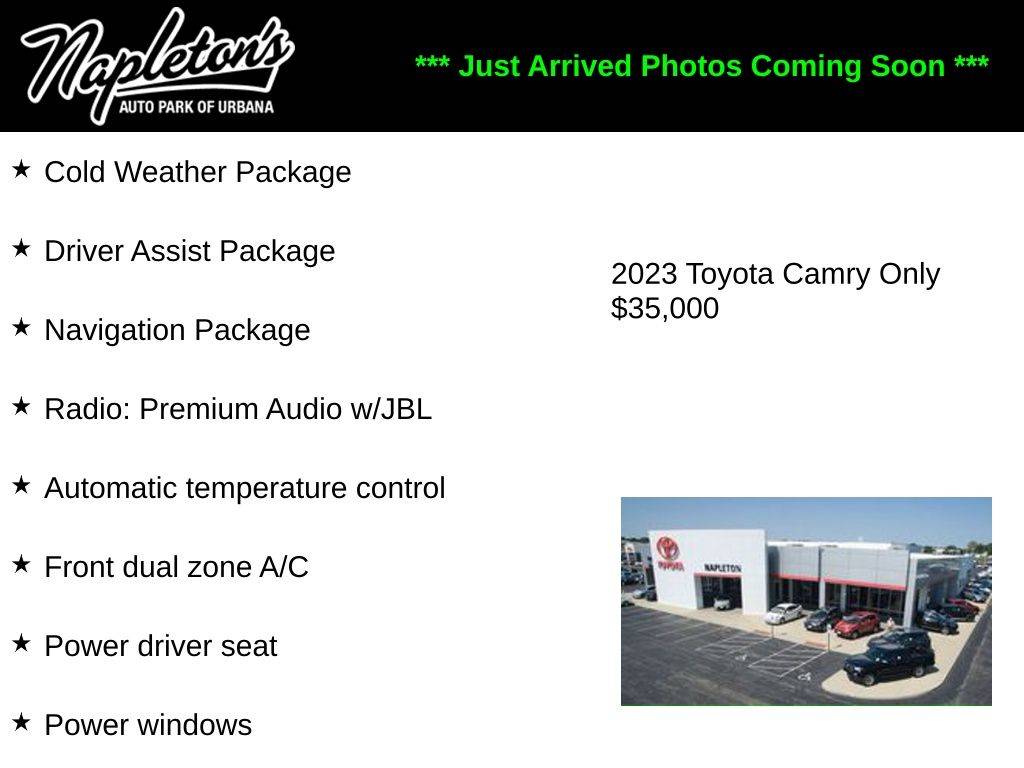 2023 Toyota Camry XSE V6 — Sedan — 17,263 mi — Urbana, IL