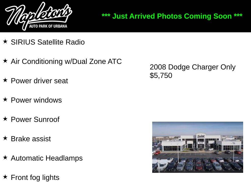 2008 Dodge Charger SXT — Sedan — 184,909 mi — Urbana, IL