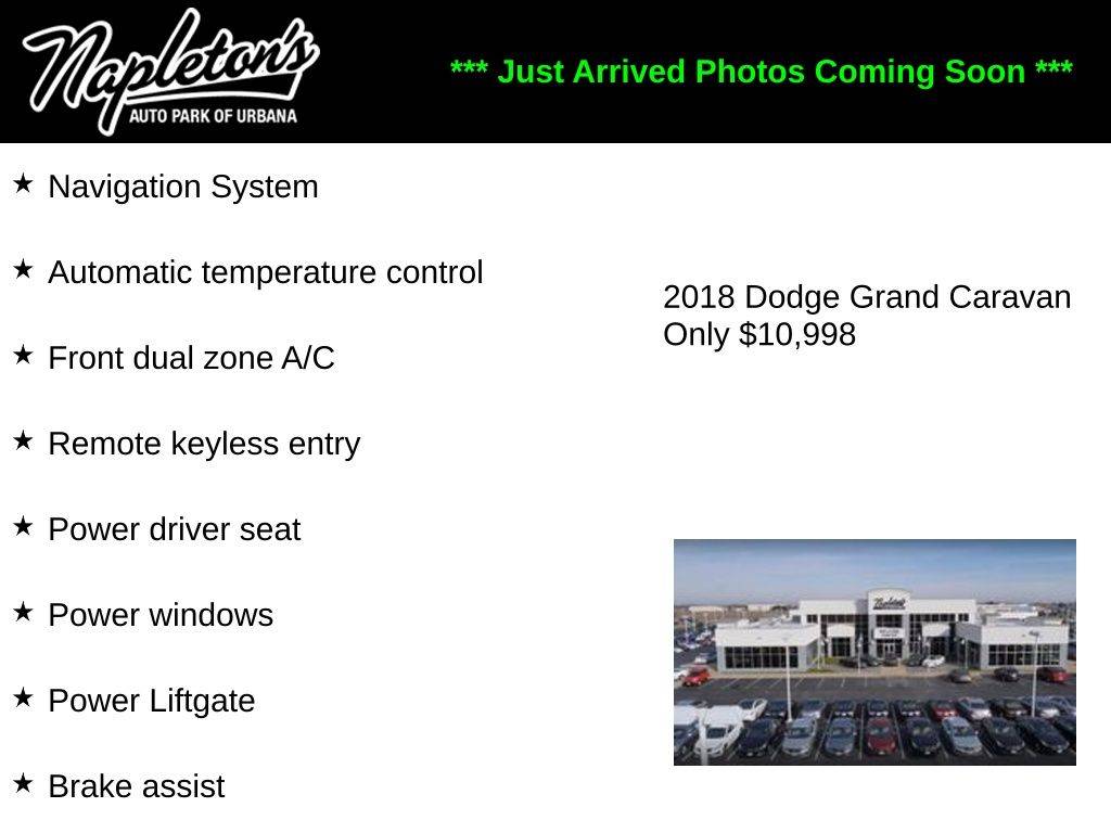 2018 Dodge Grand Caravan GT — Minivan — 130,976 mi — Urbana, IL