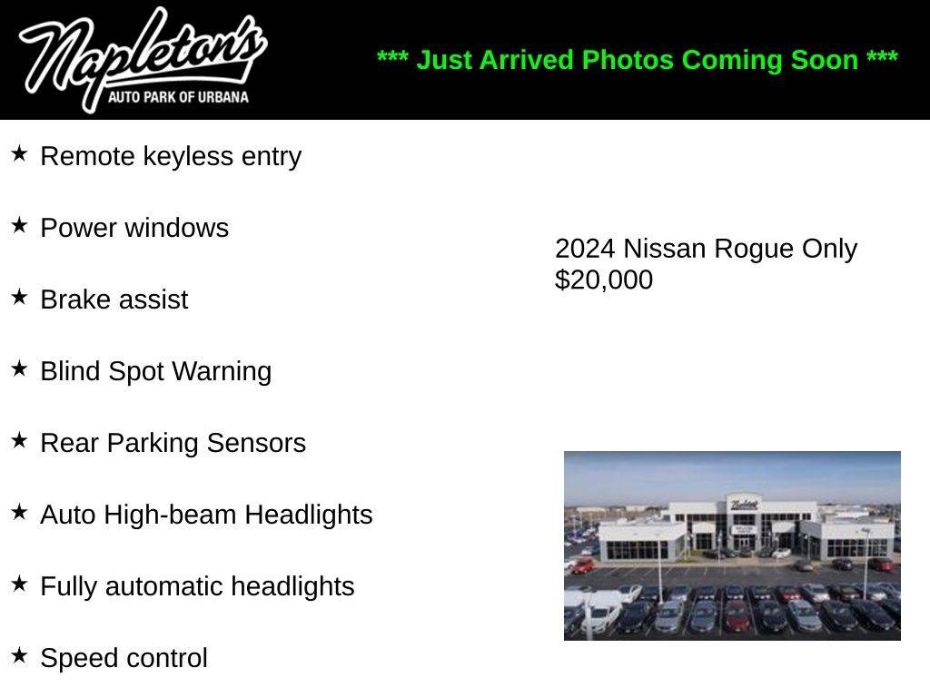 2024 Nissan Rogue S — SUV — 57,854 mi — Urbana, IL