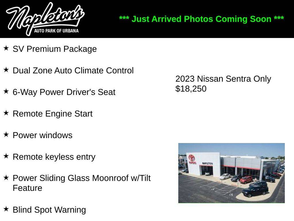2023 Nissan Sentra SV — Sedan — 66,500 mi — Urbana, IL