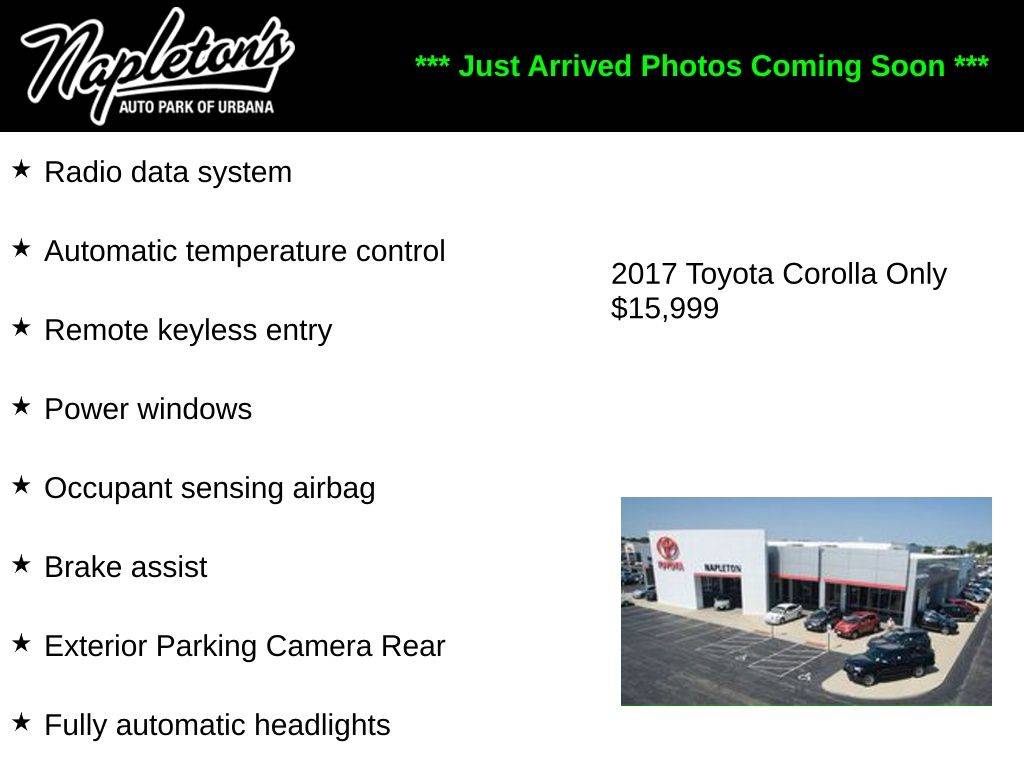 2017 Toyota Corolla L — Sedan — 79,020 mi — Urbana, IL