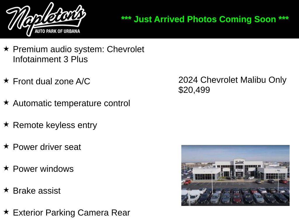 2024 Chevrolet Malibu LT — Sedan — 43,300 mi — Urbana, IL