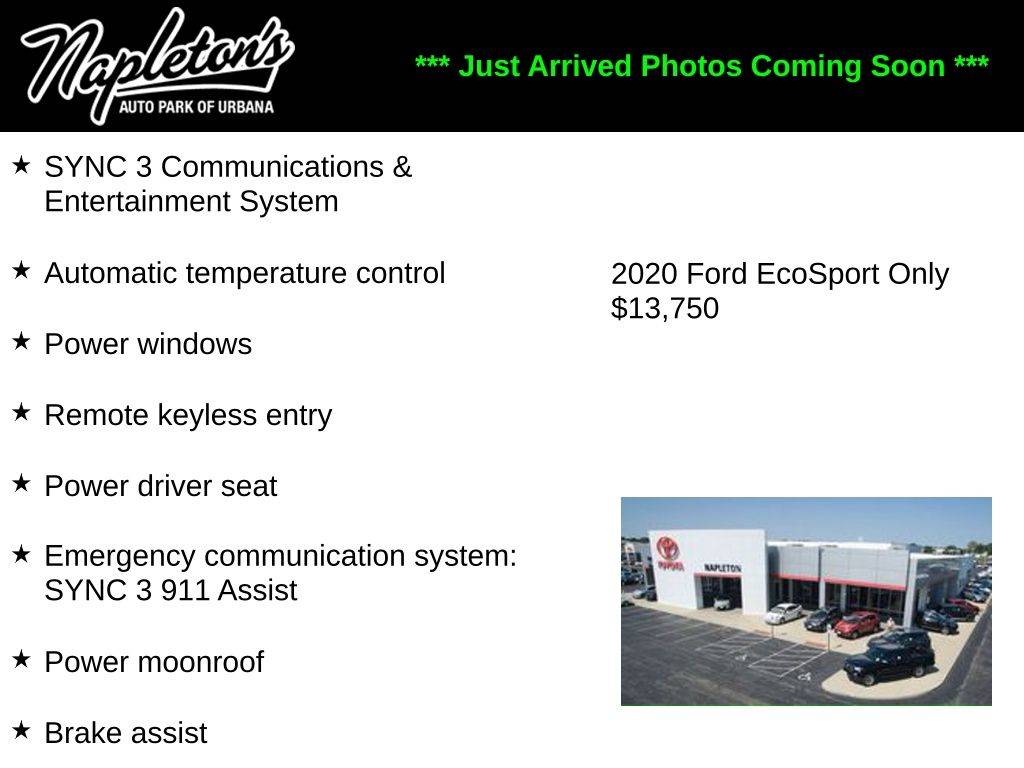 2020 Ford EcoSport SE — SUV — 66,220 mi — Urbana, IL