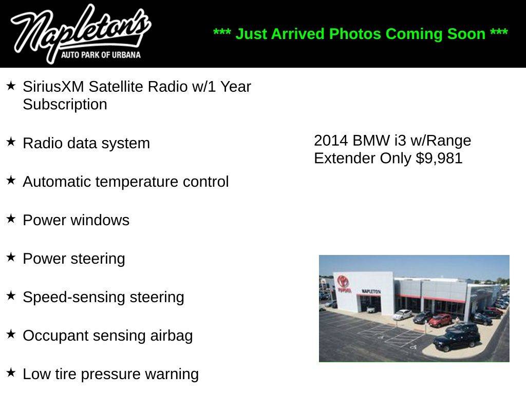 2014 BMW i3 60 Ah — Hatchback — 86,884 mi — Urbana, IL