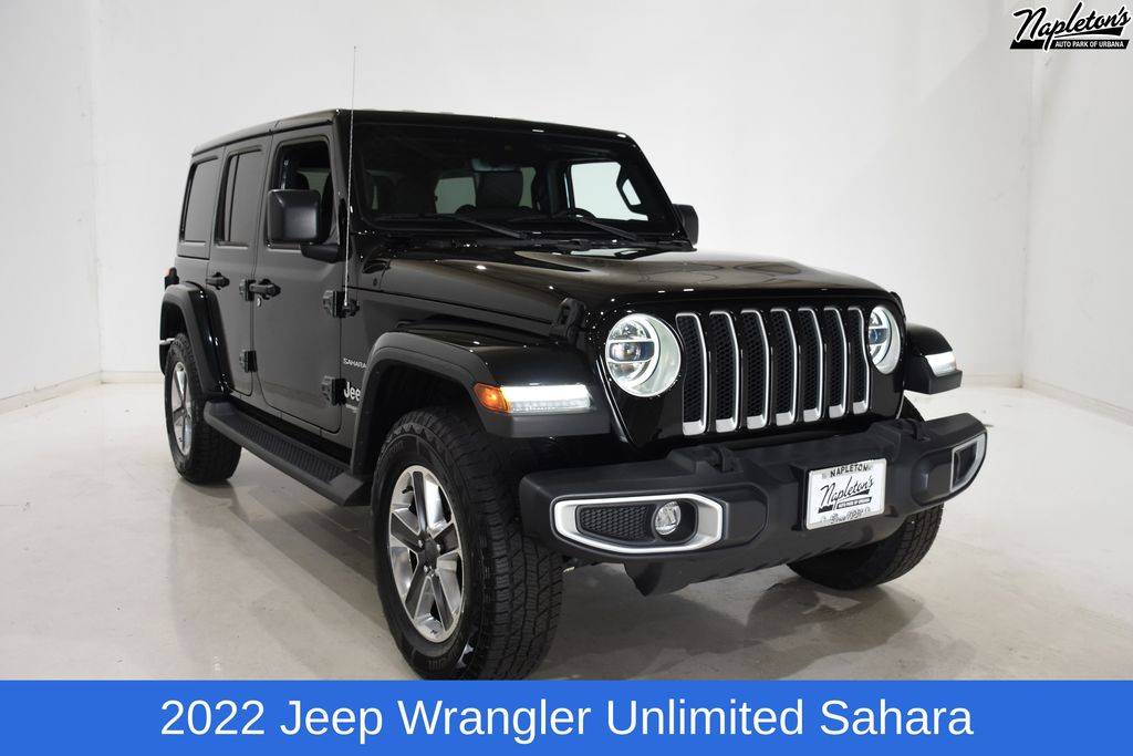 2022 Jeep Wrangler Sahara — SUV — 37,174 mi — Urbana, IL