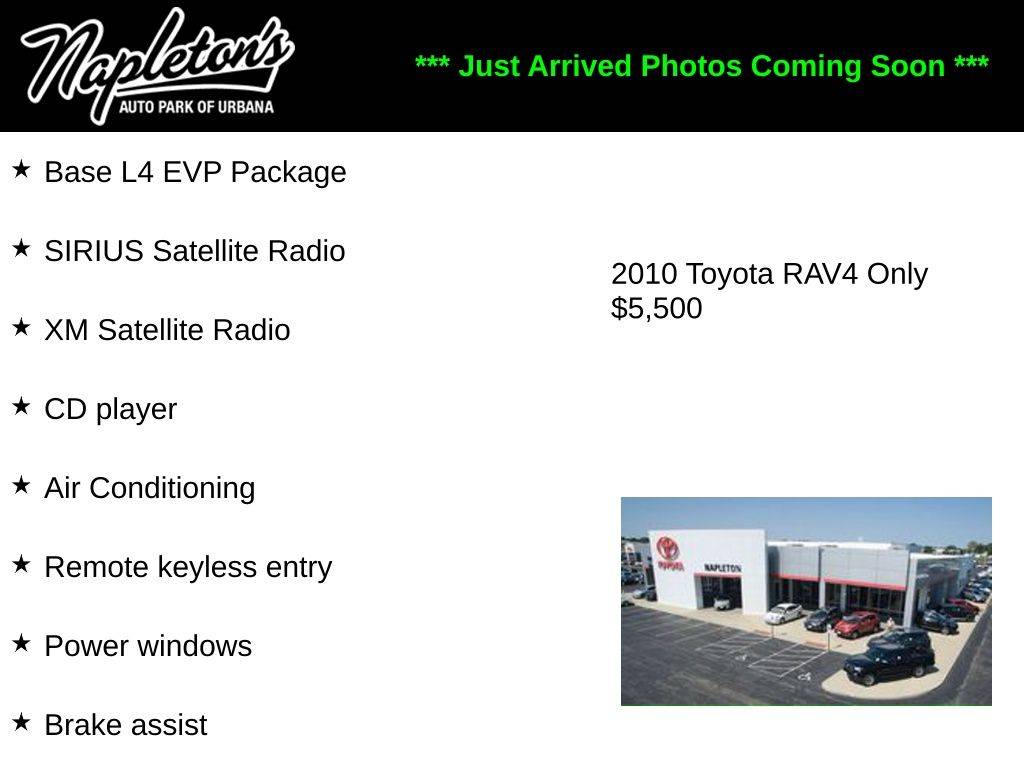 2010 Toyota RAV4 Base — SUV — 258,300 mi — Urbana, IL