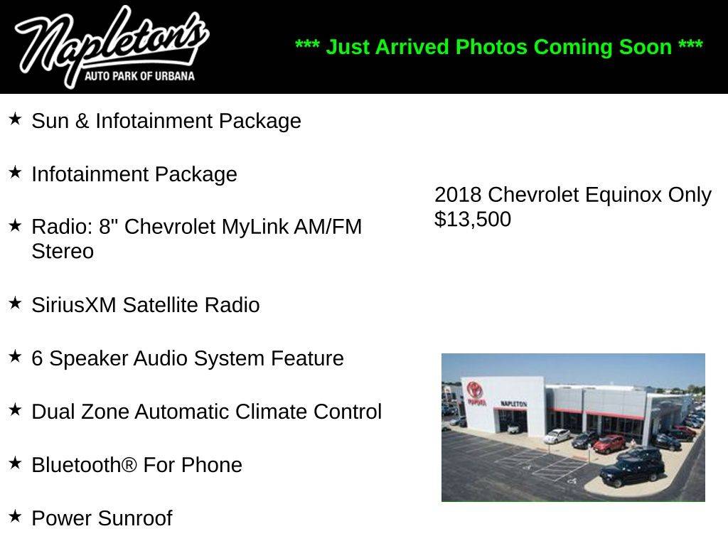 2018 Chevrolet Equinox LT — SUV — 86,228 mi — Urbana, IL