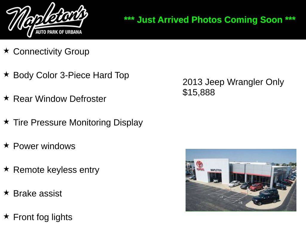 2013 Jeep Wrangler Sahara — SUV — 118,961 mi — Urbana, IL