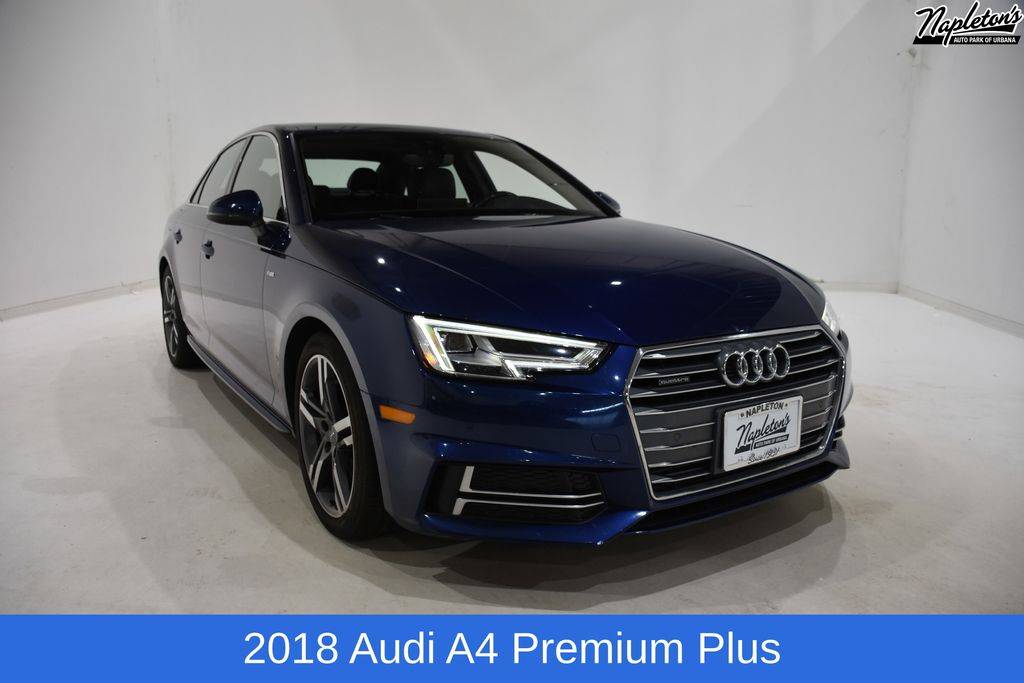 2018 Audi A4 Premium Plus — Sedan — 76,428 mi — Urbana, IL