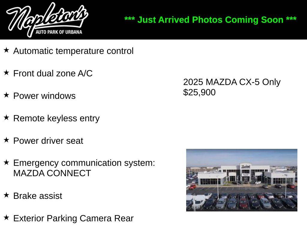 2025 Mazda CX-5 2.5 S Select — SUV — 30,159 mi — Urbana, IL