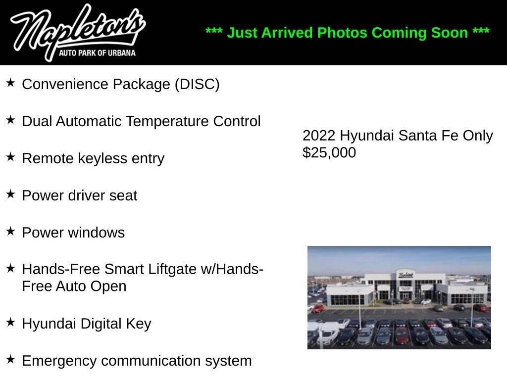 2022 Hyundai Santa Fe SEL — SUV — 47,853 mi — Urbana, IL