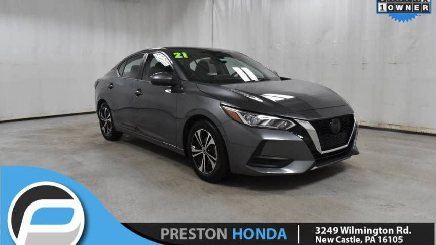 2021 Nissan Sentra SV — Sedan — 55,039 mi — New Castle, PA