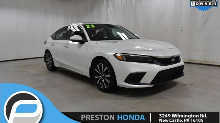 2022 Honda Civic EX-L — Hatchback — 23,861 mi — New Castle, PA