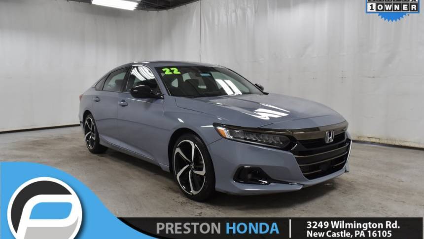 2022 Honda Accord Sport — Sedan — 37,096 mi — New Castle, PA