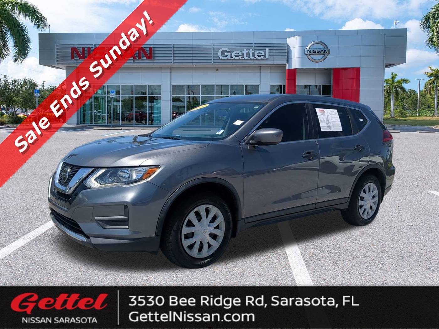 2019 Nissan Rogue S — SUV — 82,554 mi — Sarasota, FL