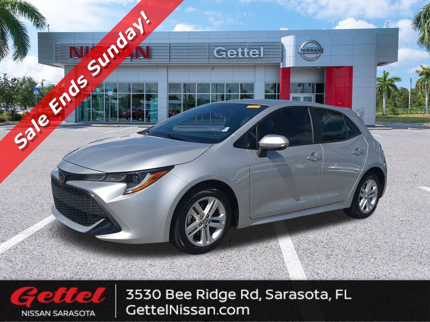 2020 Toyota Corolla Hatchback SE — Hatchback — 54,648 mi — Sarasota, FL