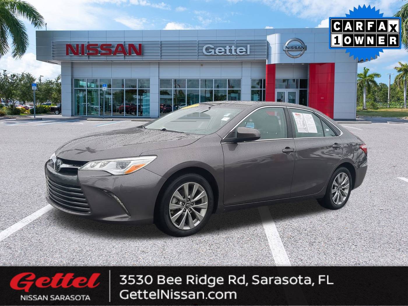 2017 Toyota Camry XLE V6 — Sedan — 49,550 mi — Sarasota, FL