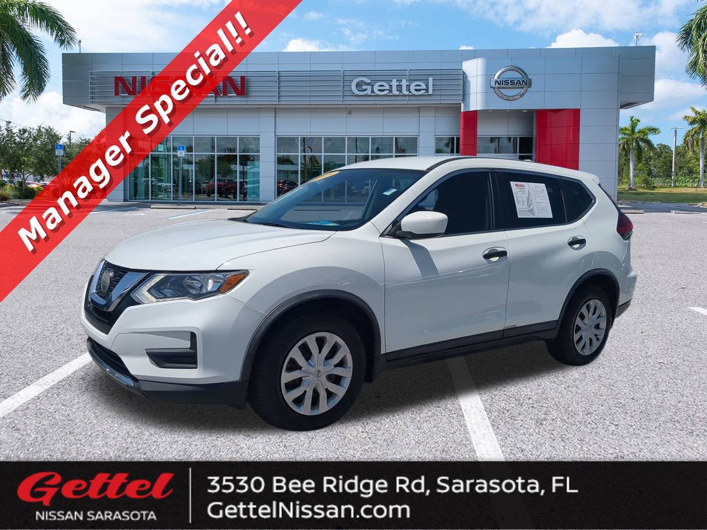 2018 Nissan Rogue S — SUV — 72,317 mi — Sarasota, FL