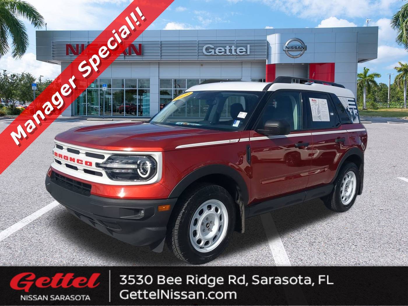 2023 Ford Bronco Sport Heritage — SUV — 20,002 mi — Sarasota, FL