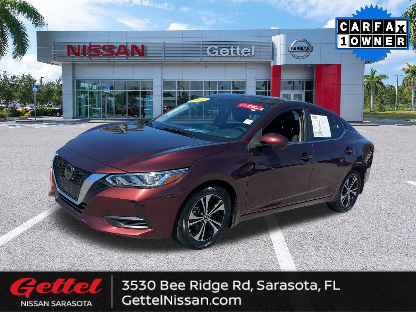 2021 Nissan Sentra SV — Sedan — 21,457 mi — Sarasota, FL