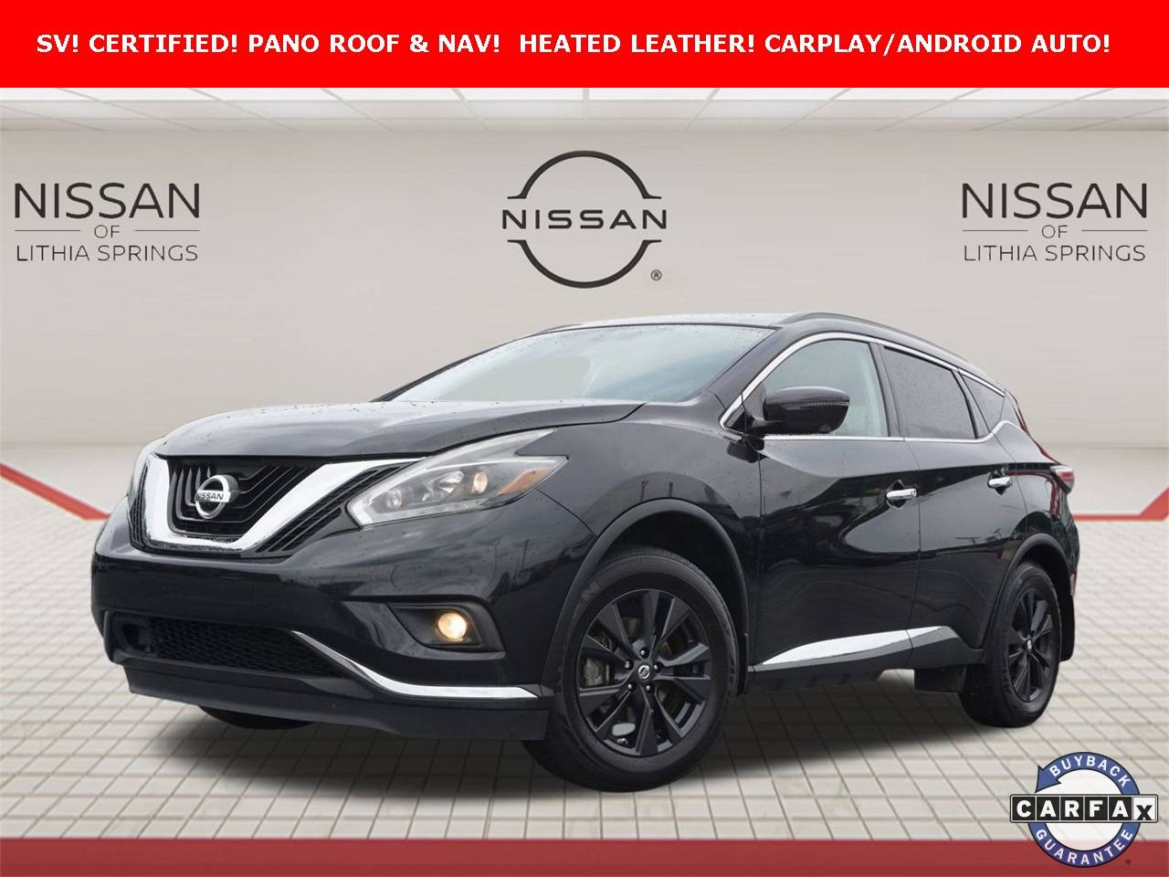 2018 Nissan Murano SV — SUV — 110,825 mi — Lithia Springs, GA
