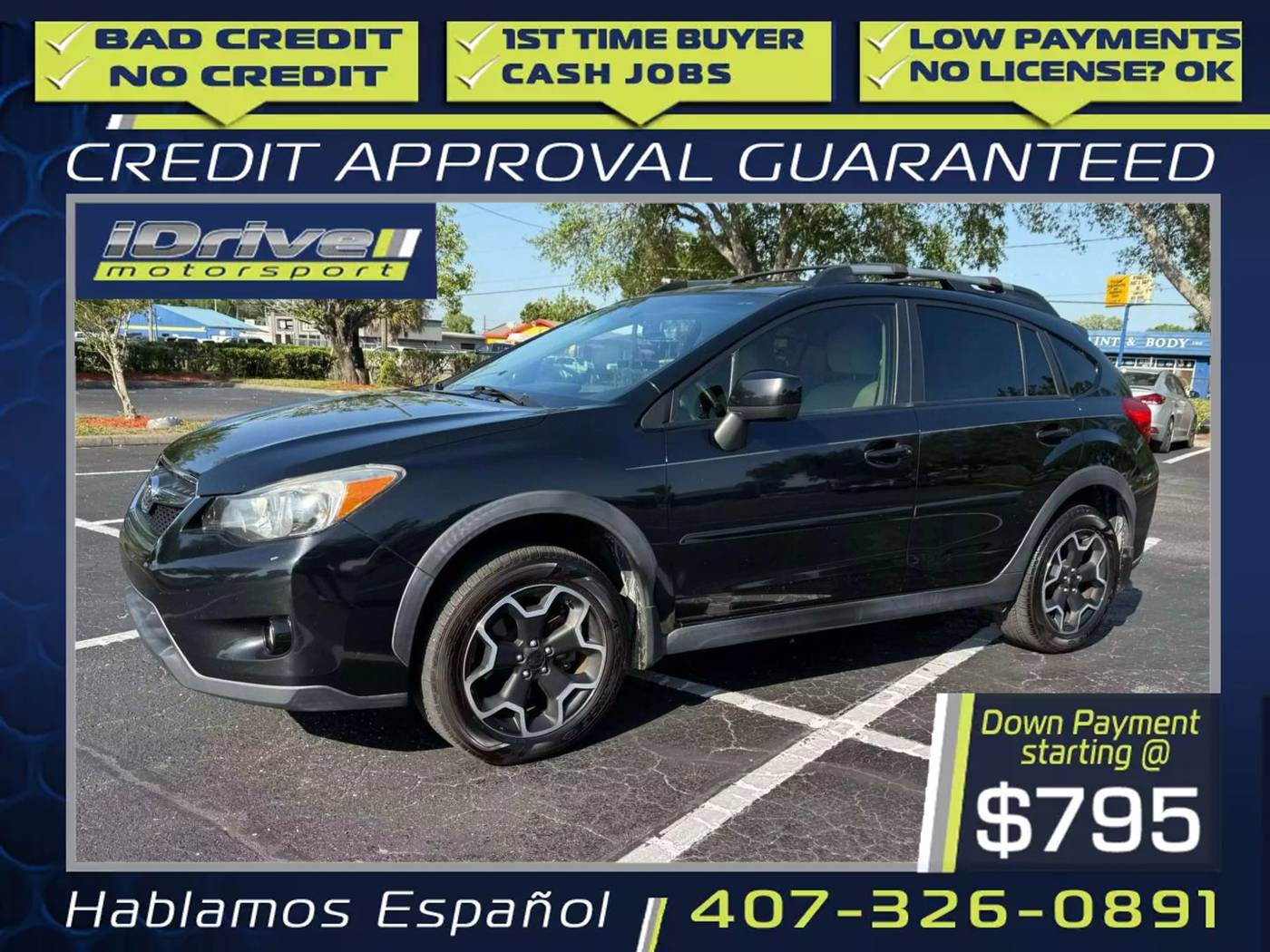 2013 Subaru XV Crosstrek 2.0i Premium — SUV — 189,797 mi — Orlando, FL