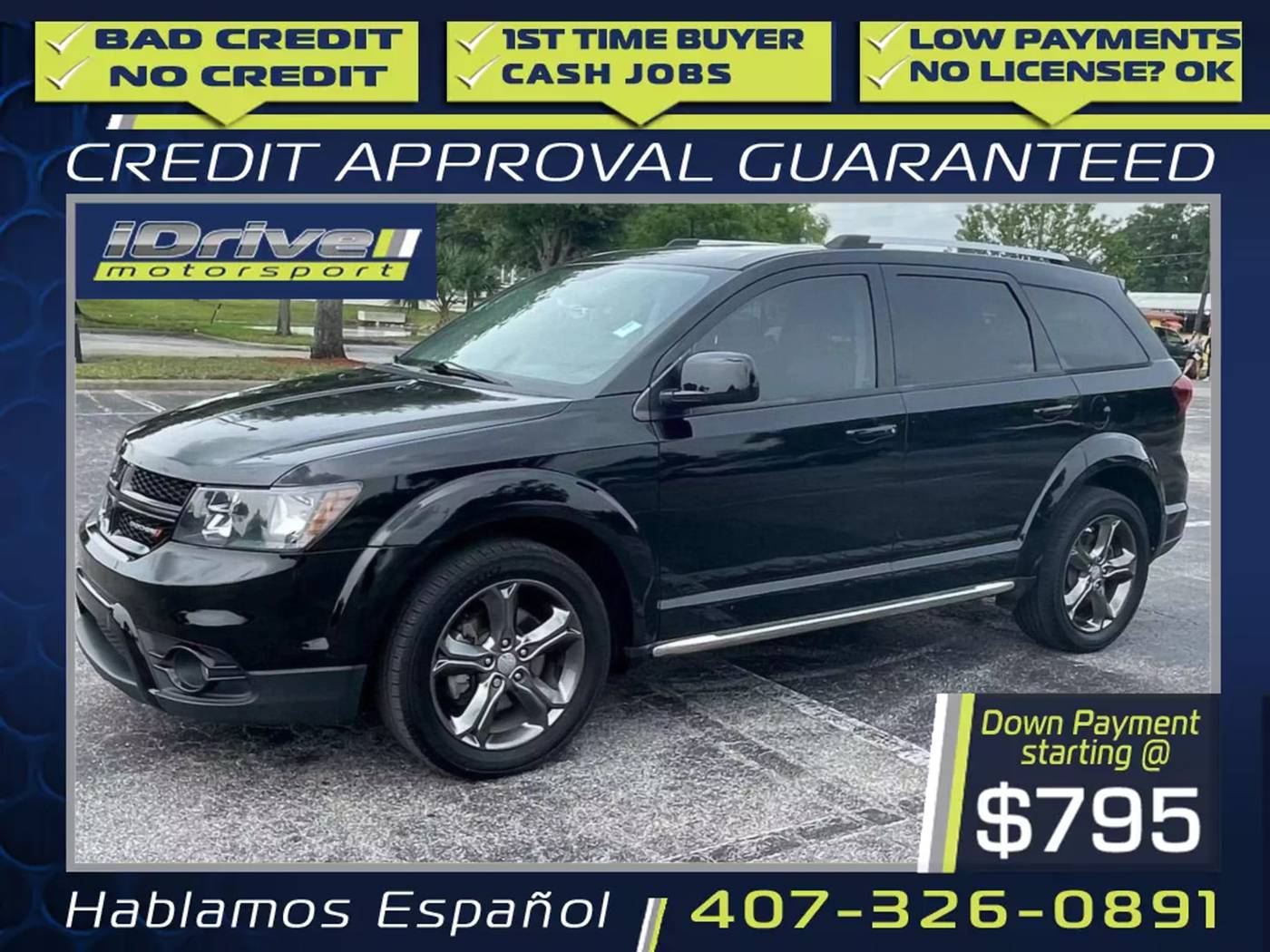 2015 Dodge Journey Crossroad — SUV — 180,087 mi — Orlando, FL