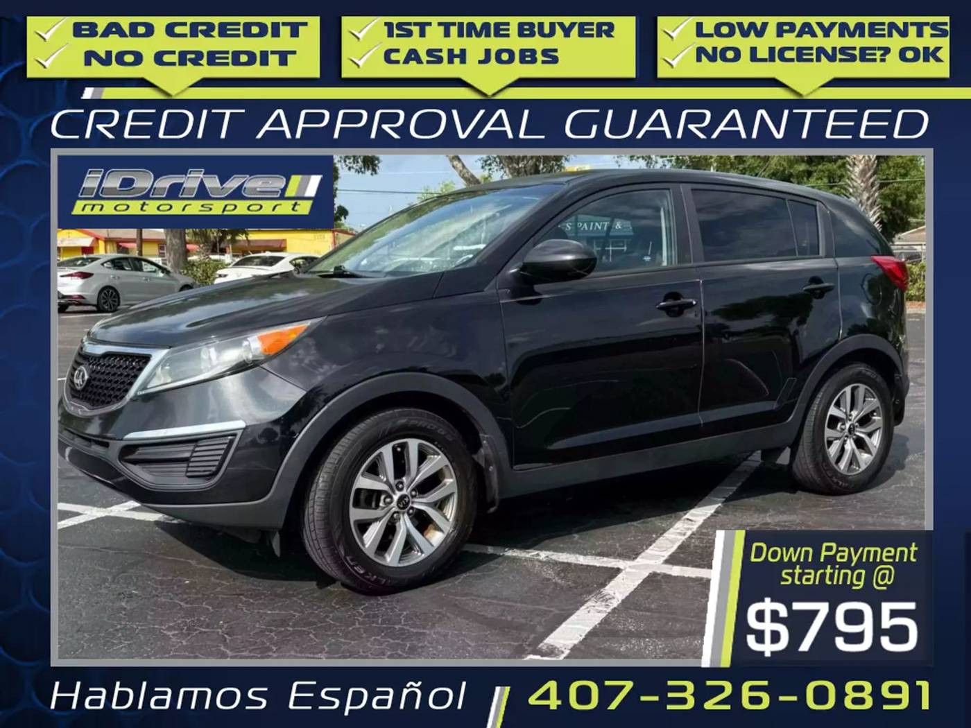 2015 Kia Sportage LX — SUV — 116,467 mi — Orlando, FL
