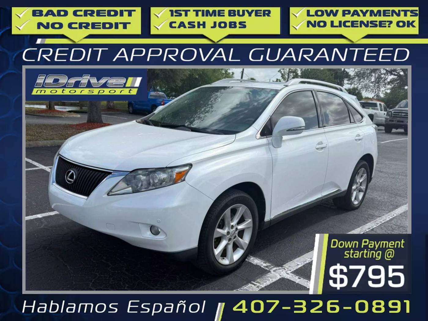 2010 Lexus RX RX 350 — SUV — 164,209 mi — Orlando, FL